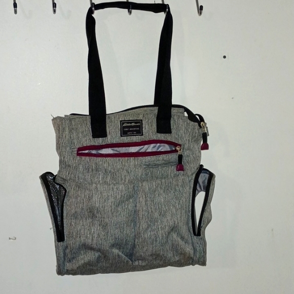 Eddie Bauer Handbags - Eddie Bauer diaper bag with many compartment including insulated side pocket